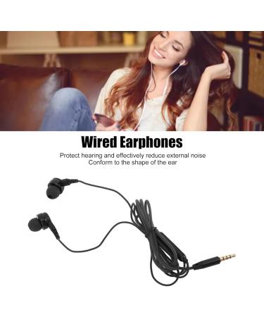 Wired Headphones Wired Headphones Outdoor Multifunctional Ergonomic Noise Isolation for Seniors (Black) - Buy Online on GoSupps.com