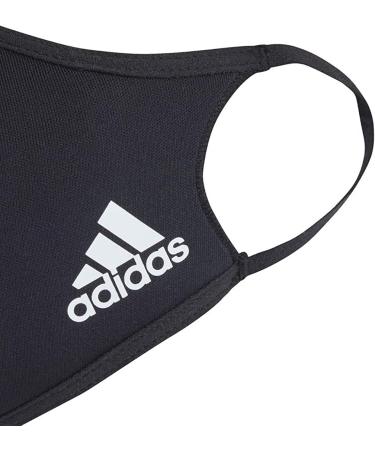 Adidas Originals Standard Face Covers 3-Pack Black Medium/Large - Pack of 3 - Buy Online on GoSupps.com