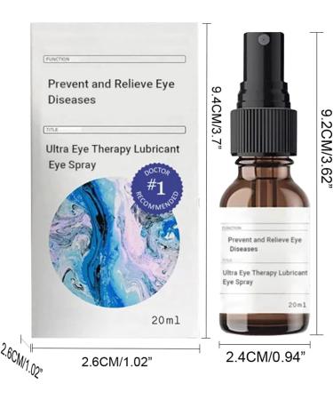Eye Care Lubricating Spray Relieves Red Eyes Eye Fatigue Dry Eye Care Spray 20ml belts Blue One Size Blue One Size - Buy Online on GoSupps.com