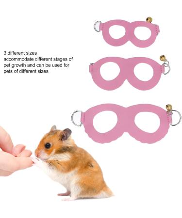 Shop Tocked Vest & Leash Set - Premium Artificial Leather for Guinea Pigs Hamsters Ferrets & Chinchillas - 3 Sizes Nylon Line & Bell - Pink | International Shipping Available - Buy Online on GoSupps.com