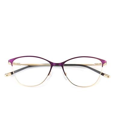 Zxcvbas reading glasses women good glasses high quality fashion comfortable great reading aid for women women reading glasses Stylish women readers purple +2.5 +2.5 purple