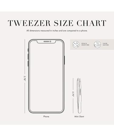 Tweezerman Mini Slant & Point Tip Tweezer Set for Eyebrows & Facial Hair Removal - Buy Online on GoSupps.com