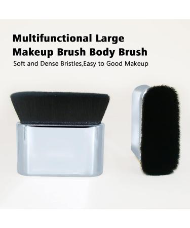 Premium Angled Kabuki Brush for Flawless Liquid Foundation & Cosmetics Powder Foundation Brush for Blending Buffing & Setting | International Shipping Available - Buy Online on GoSupps.com