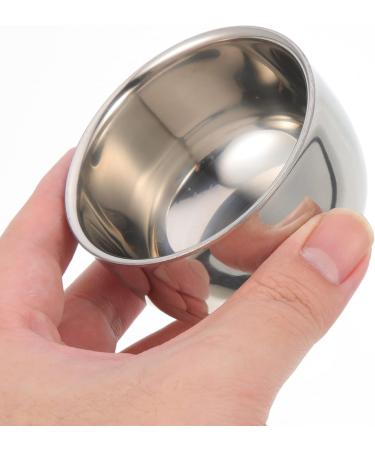 Fomiye Stainless Steel Razor Shell Shaving Cup - Large Capacity Ceramic Foam Cup for Men | Portable Shaving Essentials - Buy Online on GoSupps.com