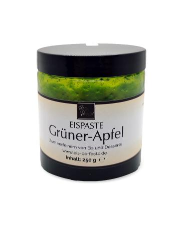 Green apple ice cream paraste aroma ice dessert chocolates to refine delicious ice cream sorbets drinks cake biscuit cake creams smoothies ice cream content 250 g