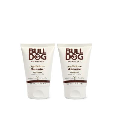Bulldog Mens Skincare and Grooming Age Defense Moisturizer, 3.3 Ounce - Pack of 2 - Buy Online on GoSupps.com
