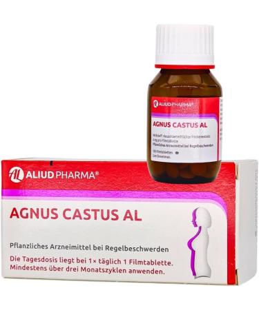 Agnus Castus 3 x 100 St. - Natural Relief for Menstruation Disorders PMS & Mastodynia | Herbal Supplements for Regional Complaints - Buy Online on GoSupps.com