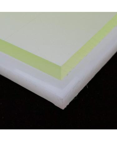 Handmade Leather Craft Punching Pad - White Plastic Cutting Board Mat for Stamping, Punching, and Chiseling - Buy Online on GoSupps.com