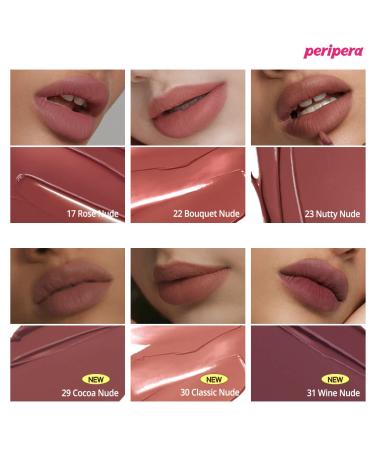 Peripera Ink the Velvet Lip Tint - Liquid Lip 029 Cocoa Nude (0.14 fl oz) - Buy Online on GoSupps.com