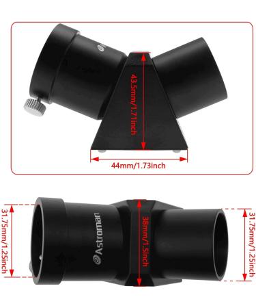 Astromania 1.25 45-Degree Diagonal Prism for Clear and Sharp Images - Buy Online on GoSupps.com