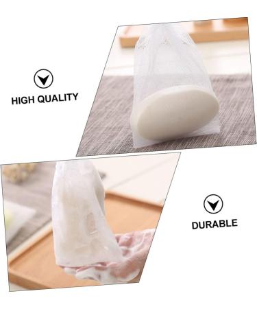IWOWHERO 100 Pcs Soap Bag Foam Net Soap Bags Mesh Shower Foaming Mesh Soap Mesh Holder Body Bar Soap Pe White - Buy Online on GoSupps.com