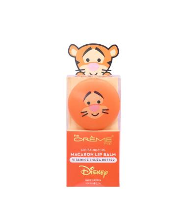 The Cr me Shop x Disney Macaron Lip Balm Winnie The Pooh Lemon Honeycomb Cr me Korean Scented Pocket Portable Vitamin E Shea Butter (Tigger (Mango Peach))