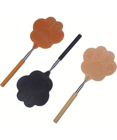 KKRAUS 3 Pack Telescoping Fly Swatter Manual Heavy Duty with Stainless Steel Handle Flyswatter Extendable Indoor Outdoor Fly Swatters (Color : A Size : 75cm) 75cm A - Buy Online on GoSupps.com