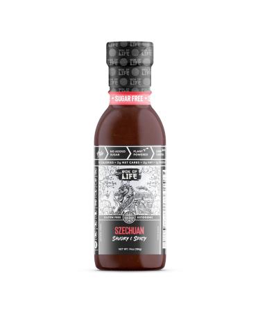 Sugar Free Szechuan Sauce by Wok of Life - Low Carb & Keto Friendly, Vegan, Gluten-Free | Stir Fry, Marinade, Chinese Sauce