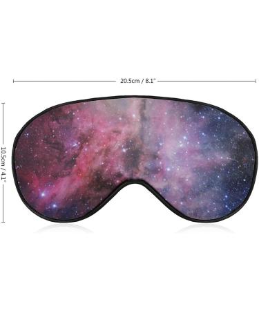 LynaRei Outer Space Sleeping Mask - Adjustable Blindfold for Deep Sleep - Cosmic Nebula Eye Cover for Light Blockage - Buy Online on GoSupps.com