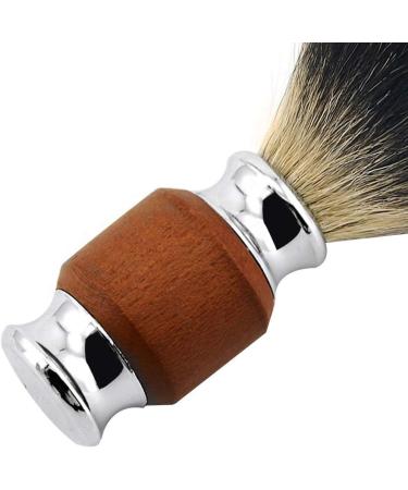 Beifenl Beard Brush - Pure Hair Men's Shaving Brush with Wooden Handle | High-Quality Grooming Tool - Buy Online on GoSupps.com