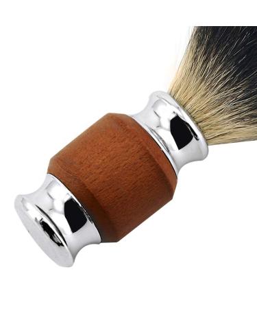 Karriter Men's Beard Brush - Pure Hair Shaving Brush with Wooden Handle | Ideal for Hair Razors - International Shipping Available - Buy Online on GoSupps.com