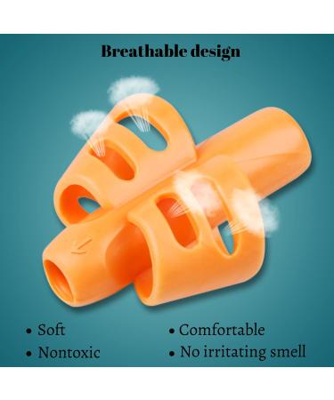 DMFly Pencil Handles for Kids - Handwriting Assistance & Posture Correction | Hollow Ventilation Design 3E Blue & Blue Orange Grip Set - Buy Online on GoSupps.com