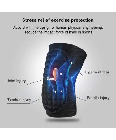 JBM Knee Brace & Compression Sleeve - Support for Basketball Volleyball Tennis Running | Unisex Knee Pad for Optimal Comfort & Performance - Buy Online on GoSupps.com