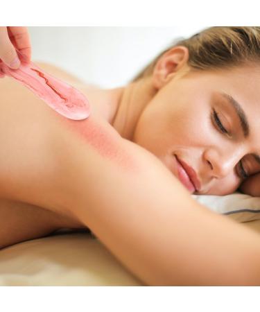 Magiclulu 8-Piece Gua Sha Massage Tool Set - Pink Acupuncture & Scraping Therapy Board for Glowing Skin - Buy Online on GoSupps.com