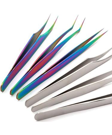 Verdant Touch Curved Tip Tweezers Curved Tip Eyelashes Extension Tweezer Alloy False Eyelashes Applicator Tool - Buy Online on GoSupps.com