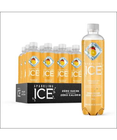 Sparkling Ice Orange Mango flavoured sparkling water with zero sugar and zero calories. Sparkling Ice drinks are packed with fun and fruity flavours for everyone to enjoy. (12 pack) Orange Mango (Classic) 503 ml (Pack of 12) - Buy Online on GoSupps.com