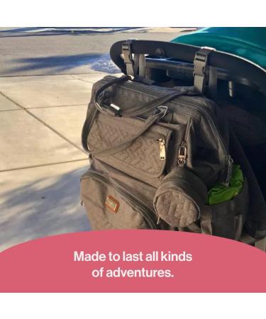 Shop Babbleroo Multifunctional Large Diaper Bag Backpack - Black | Includes Diaper Pad Stroller Belt & Pacifier Bag - Ideal for Traveling Parents - Buy Online on GoSupps.com