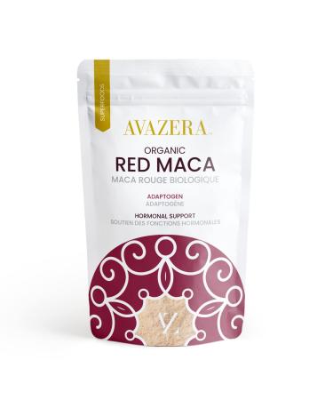 Avazera Organic Gelatinized Red Maca Powder 113 g Certified Organic Kosher Non-Gmo Vegan Gluten Free - Source of Calcium and Essential Minerals