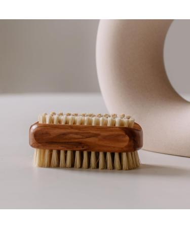 Croll & Denecke 20249 Nail Brush | Premium Olive Wood Nail Brush for Gentle Cleaning - International Shipping Available - Buy Online on GoSupps.com