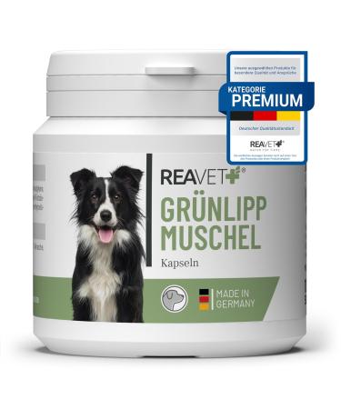 Reavet green lip mussel capsules for dogs high -dose 100stk - joint tablets dog with green -lipped mussel powder in full fat quality 10.2% green lipped mussel extract for joints 100 pcs - Buy Online on GoSupps.com