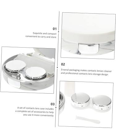 Buy SEWOART Contact Lens Organizer Bag | Portable & Compact Lens Container | Travel-Friendly Care Box | 7.2x7.2cm - International Shipping Available - Buy Online on GoSupps.com