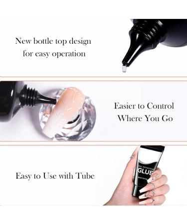 Generisch Nail Modeling Gel 30ml Modeling Glue for Decoration and Modeling Rhinestones Nail Modeling Gel Nail Art for Women Girls Beauty Salon Home Wedding - Buy Online on GoSupps.com