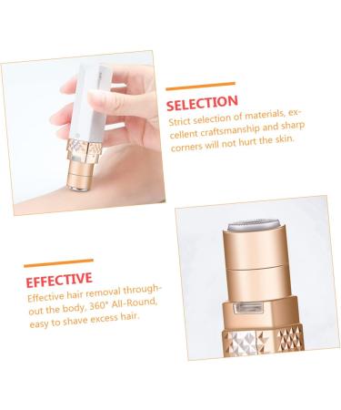 Healeved Facial Hair Removal Device Eyebrow Hair Trimmer Personal Care Tool Electric Nose Hair Remover Gift for Women - Buy Online on GoSupps.com
