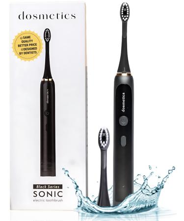 Electric Toothbrush for Adults Sonic Toothbrush with Replaceable Heads and 15 Brushing Modes Rechargeable Waterproof Toothbrushes for Plaque Removal with Charging Base and Travel Cap