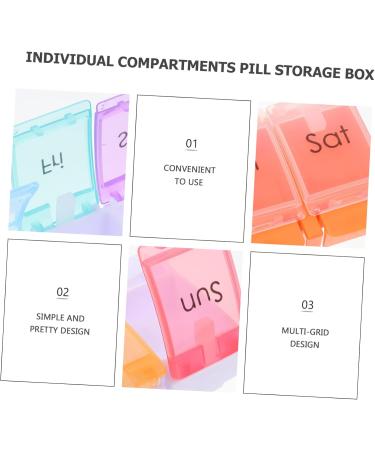 Mini Pill Organizer - 2pcs Daily Medicine Storage Box | Portable Pill Holder for Purse & Weekly Use - Buy Online on GoSupps.com