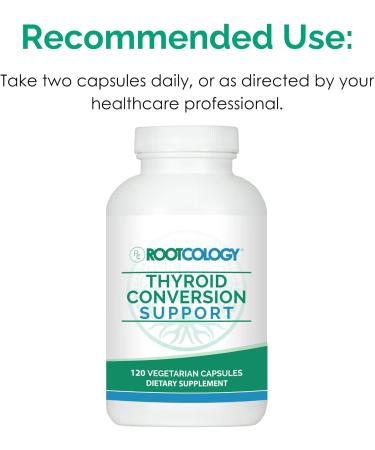 Rootcology by Izabella Wentz | Thyroid Conversion Support | Specialized Blend of Nutrients and Herbs for Thyroid Support | 120 Capsules, 60 Servings - Buy Online on GoSupps.com