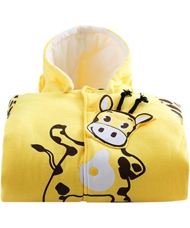 Minizone Baby Hooded Winter Romper with Footies and Hat - Cow Design - 3-6 Months - Buy Online on GoSupps.com