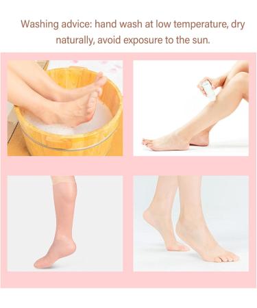 Long Silicone Moisturizing Socks Elastic Foot Care Silicone Spa Pedicure Socks 2 Pairs for Cracked Feet - Buy Online on GoSupps.com