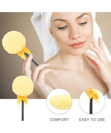 Mobestech Puff Makeup Cleaner Large Fluffy Puffs Fragrance Dusting Makeup Blenders Cosmetic Puff Makeup Triangle Puff Kid Puff Super Soft Long Hair Baby Body Round - Buy Online on GoSupps.com