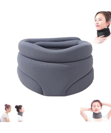 Ootday Neck Brace Cervicorrect Neck Brace for Sleep Apnea Soft Foam Cervical Cervical For Sleeping Cervicorrect Neck Brace By Healthy Neck Brace for Natch Pain and Support-Gris