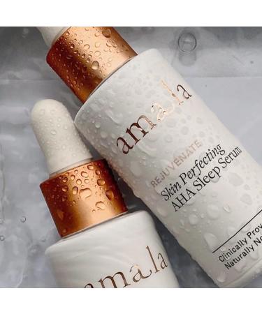 Amala Skin Perfecting AHA Sleep Serum - Resurface Texture Smooth Fine Lines with 5% AHA & Gaba - Overnight Skin Restoration (30 ml) - Shop Internationally - Buy Online on GoSupps.com