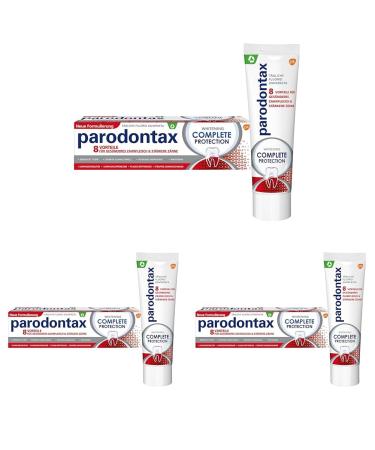 Parodontax Complete Protection Whitening Toothpaste for gum problems 75 ml (pack of 3)