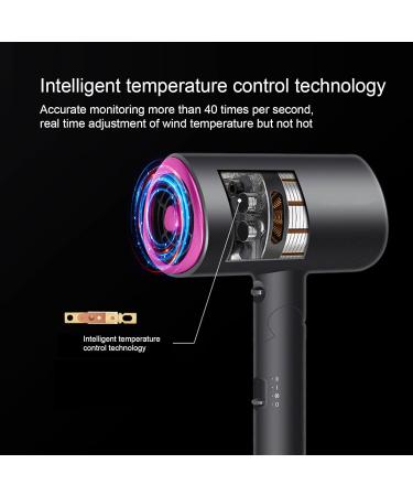 Electric Hair Dryer Folding T Shape Grey 1200W Portable Blow Dryer for Home Salon Travel US Plug 110V - Buy Online on GoSupps.com