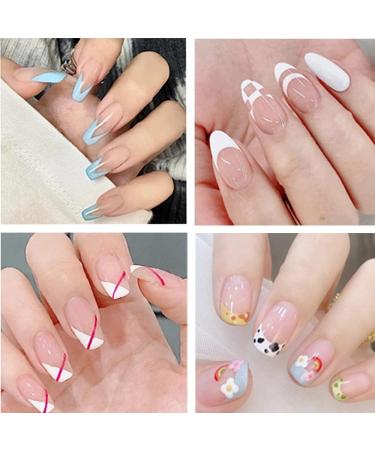 French Nail Stamper Set - Clear Silicone Stamping Jelly with Scraper for DIY Nail Art - Transparent, No Misplacement - Nail Manicure Kit - Buy Online on GoSupps.com