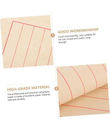 VILLFUL 50 Sheets Rice Paper Calligraphy Art Supplies Chinese Drawing Paper Handwriting Paper Stationery - Buy Online on GoSupps.com