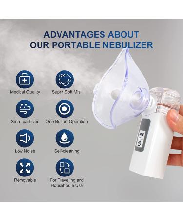 Nebulizer Machine for Adults & Kids - Portable Handheld Personal Steam Inhaler for Breathing Problems - Buy Online on GoSupps.com