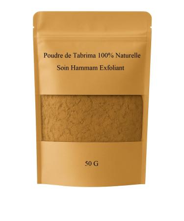 Tabrima Naturel Exfoliant 50g Soin Hammam Marocain Gommage Corps Purifiant Argile & Plantes Peau Douce et Nettoy e 100% Naturel