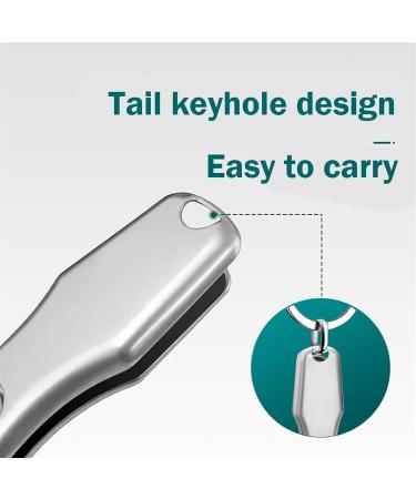 Nail Clippers for Men Toe Nail Clippers with Catcher Clippers for Thick Nails for Seniors Stainless Steel Heavy Duty Fingernail Clippers Wide Opening Nail Cutter with Catcher File (Color : A+b) - Buy Online on GoSupps.com