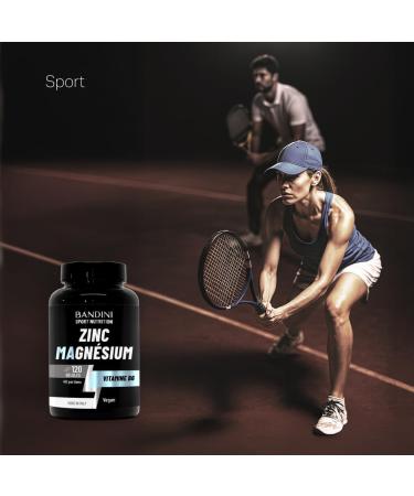 Bandini Zinc Magnesium ULTRA | Complexe Zinc + Magn sium + Vitamine B6 | Compl ment avec Dosage Optimal | Facilite la prise de Masse et la R cup ration Musculaire 120 unit s 120 unit (Lot de 1) - Buy Online on GoSupps.com