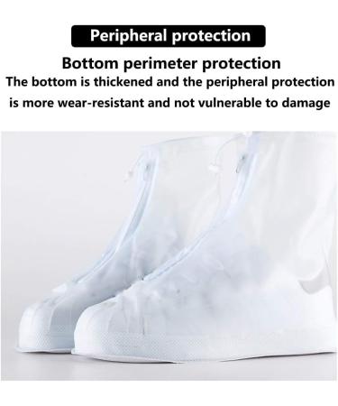 Reusable Transparent Pvc Waterproof Shoe Cover | Rain and Snow Protection for Children, Men and Women - Buy Online on GoSupps.com
